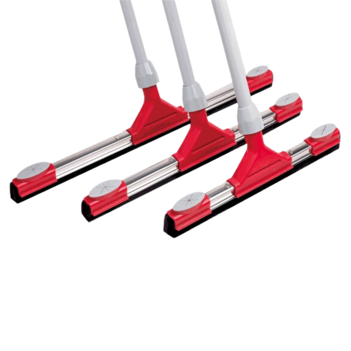 14" Steel Head Floor Squeegee with 130cm Metal Handle