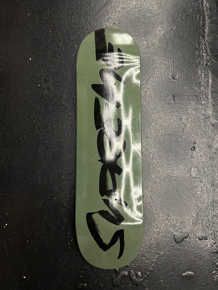 SUPREME GREEN SCRIPT SKATE DECK (BRAND NEW)