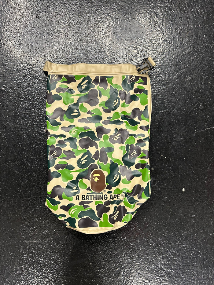 BAPE CAMO WATERPROOF BAG (PRE-OWNED)