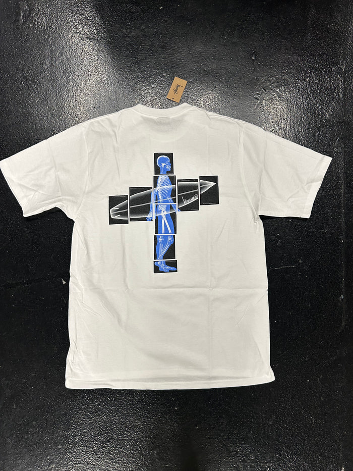STUSSY XRAY SURFWEAR WHITE TEE (BRAND NEW)