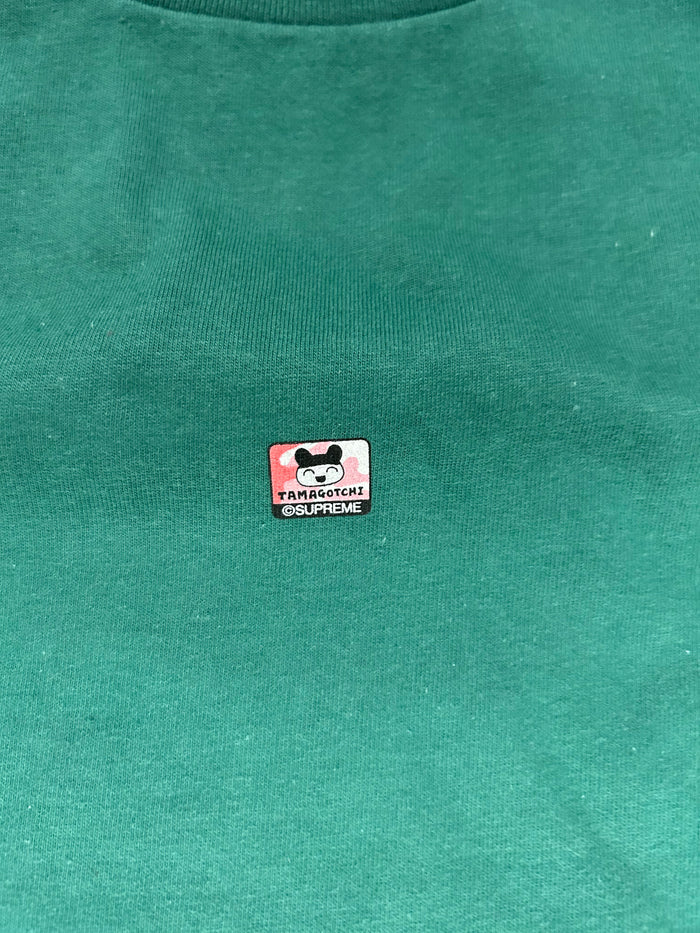SUPREME X TAMAGOTCHI CENTER HIT GREEN TEE (BRAND NEW)