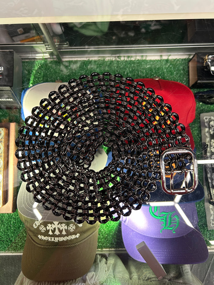 GREEDY UNIT BLACK BOTTLE CAP BELT (PRE-OWNED)