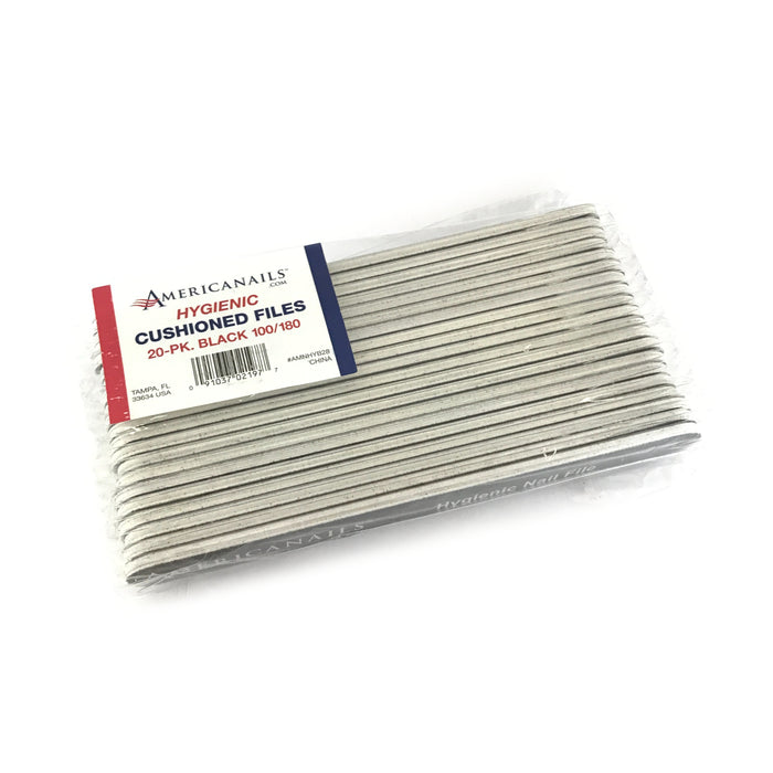 American Nails | Hygienic Black Files 100/180 20 PK