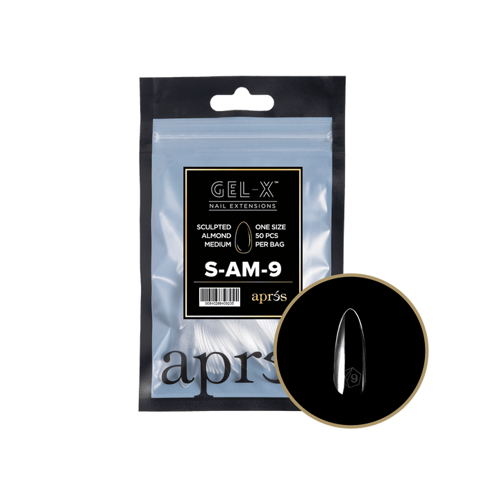 Aprés Nail Gel-X® Sculpted Almond Short 9 Refill Bag