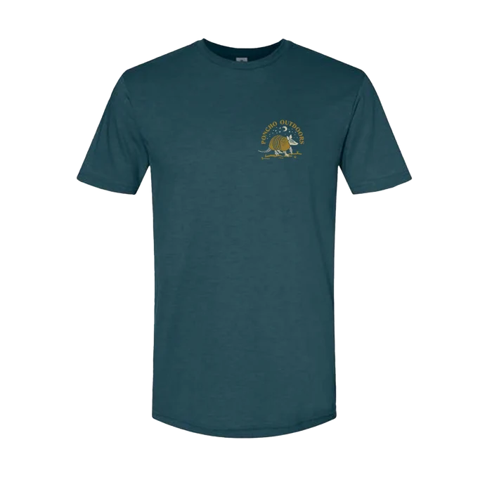 Armadillo Under Stars T-shirt By Poncho