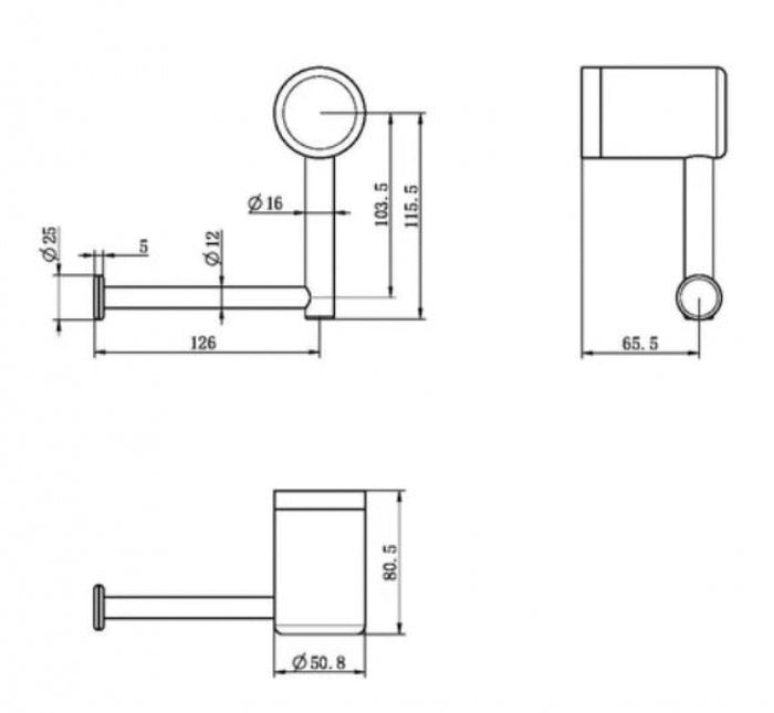 Avail Designs Calibre Terra Heavy Duty Toilet Roll Holder