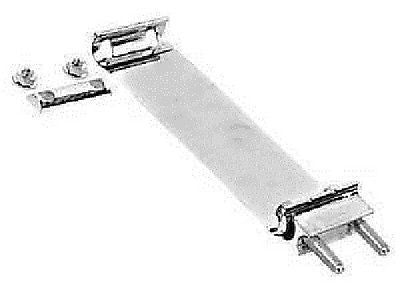 Band Clamp 3 Inch Exhaust, 3 Inch wide Polished