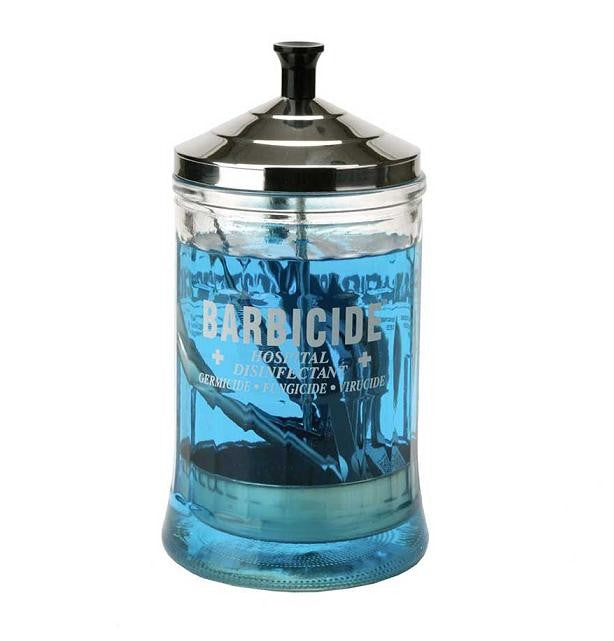 BARBICIDE DISINFECTANT GLASS JAR 21 OZ - DL-C552 - Palms Fashion Inc.