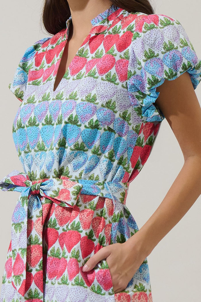 Berry Burst Orela Shift Mini Dress