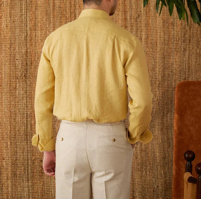 Cannes 120 Lea Premium Linen Shirt – Italian Vega® - 026