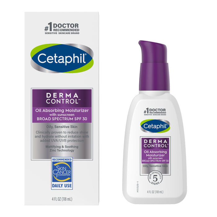 Cetaphil - Derma Control Oil Absorbing Moisturizer with SPF 30 Sunscreen 118 mL ( 4 fl oz )