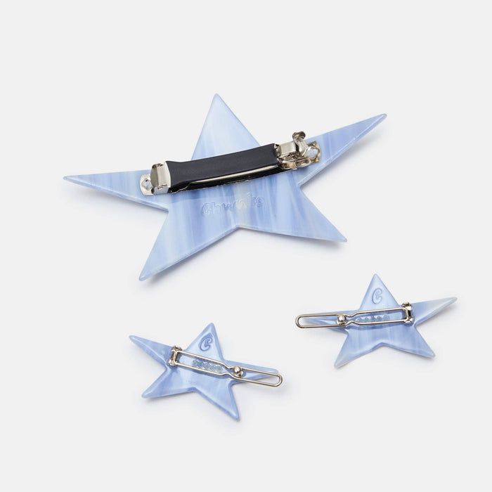 Chunks Hair Clip Pack in Stars