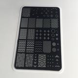 CJS-028 Geo-Licious | Clear Jelly Stamping Plate