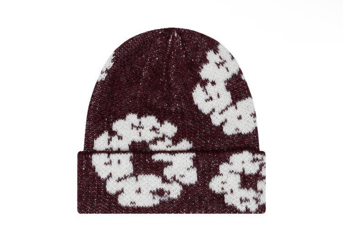 DENIM TEARS MAROON BEANIE (BRAND NEW)