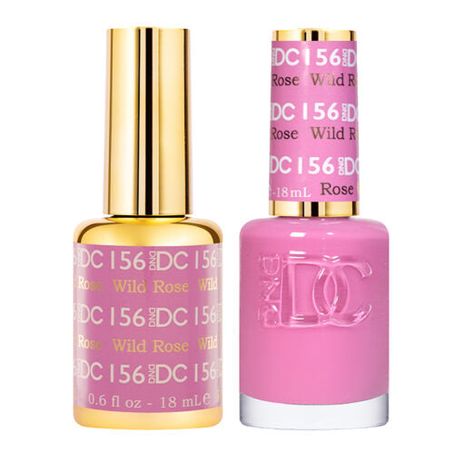DND DC Duo Gel & Nail Polish 156 - Wild Rose