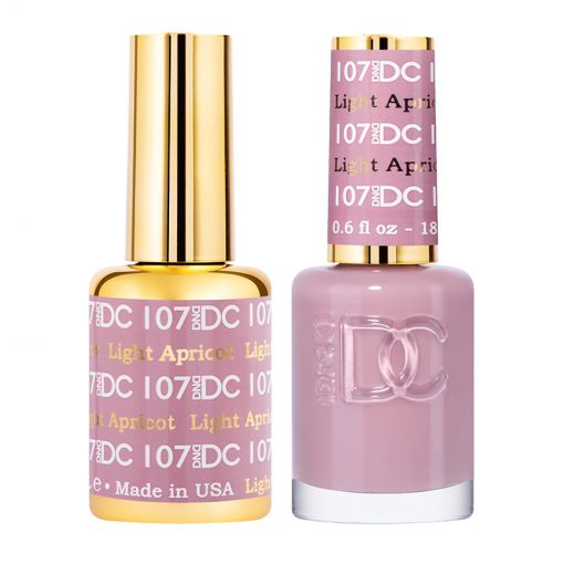 DND DC Gel Nail Polish Duo 107 - Light Apricot