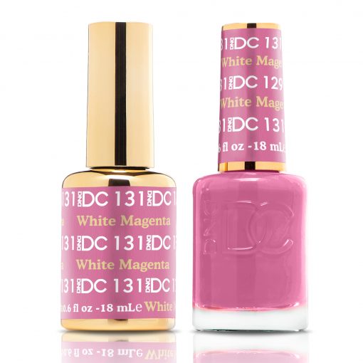 DND DC Gel Nail Polish Duo 131 - White Magenta