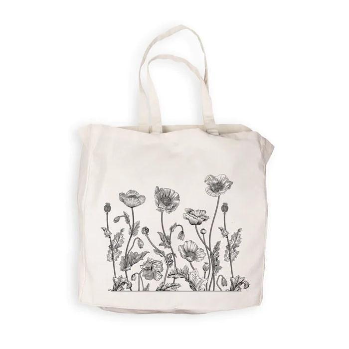 DUNN Canvas Tote | Poppies