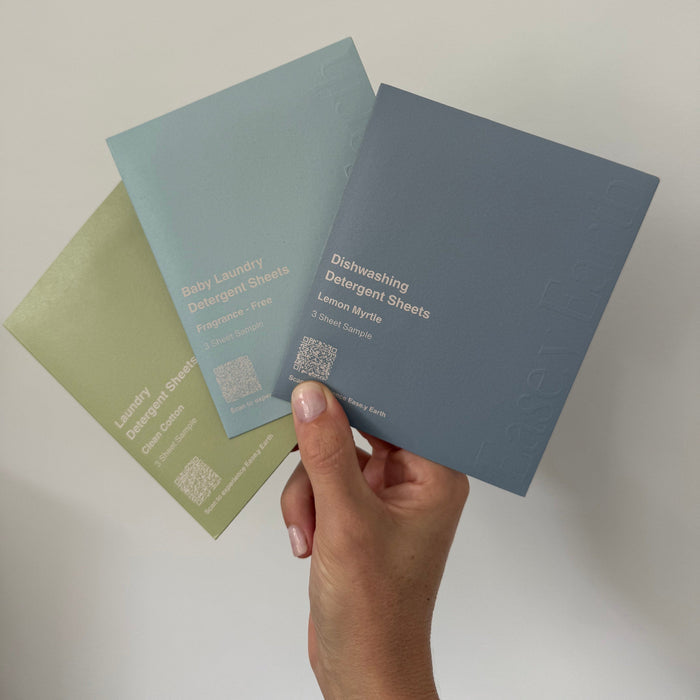 Ease.y Earth Discovery Set – Laundry, Baby & Dishwashing Sheets (Trial Packs) - Freebie