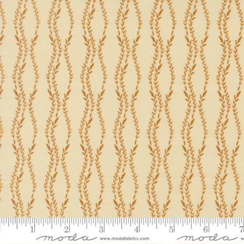 Eggshell- Vine Stripes- Windfall- Fat Quarter