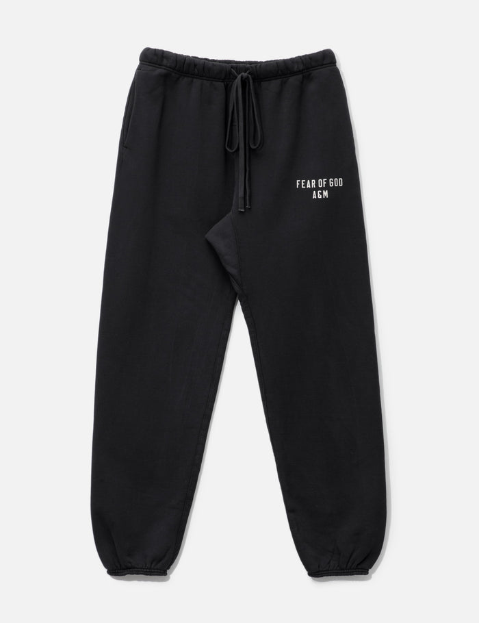 ESSENTIALS FEAR OF GOD A&M BLACK CUFFED SWEATPANTS (BRAND NEW)