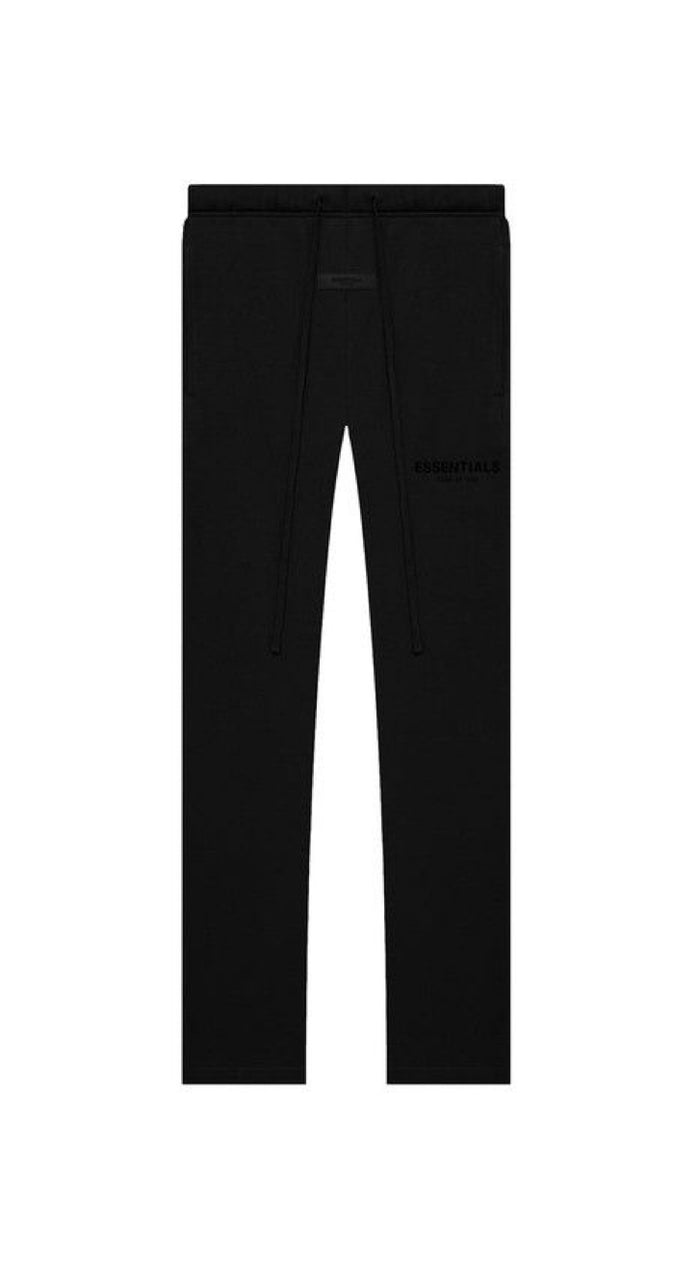 ESSENTIALS BLACK CUFFED SWEATPANTS (BRAND NEW)