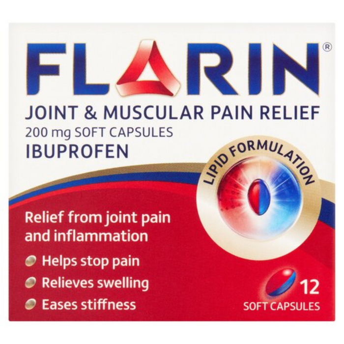 Flarin Joint & Muscular Pain Relief Capsules 12S
