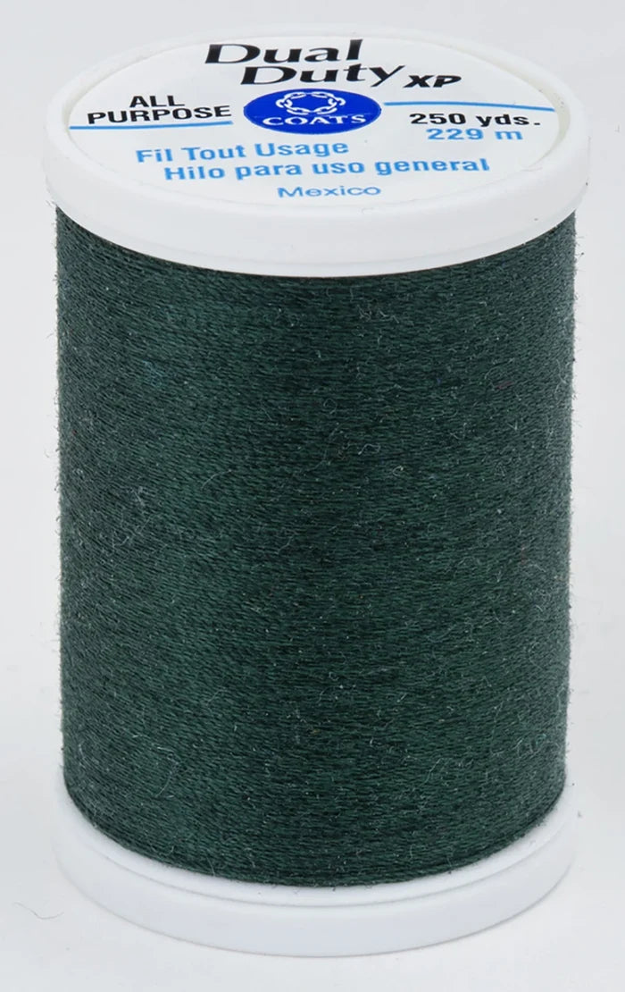 Forest Green- Dual Duty XP Polyester Thread 250yds