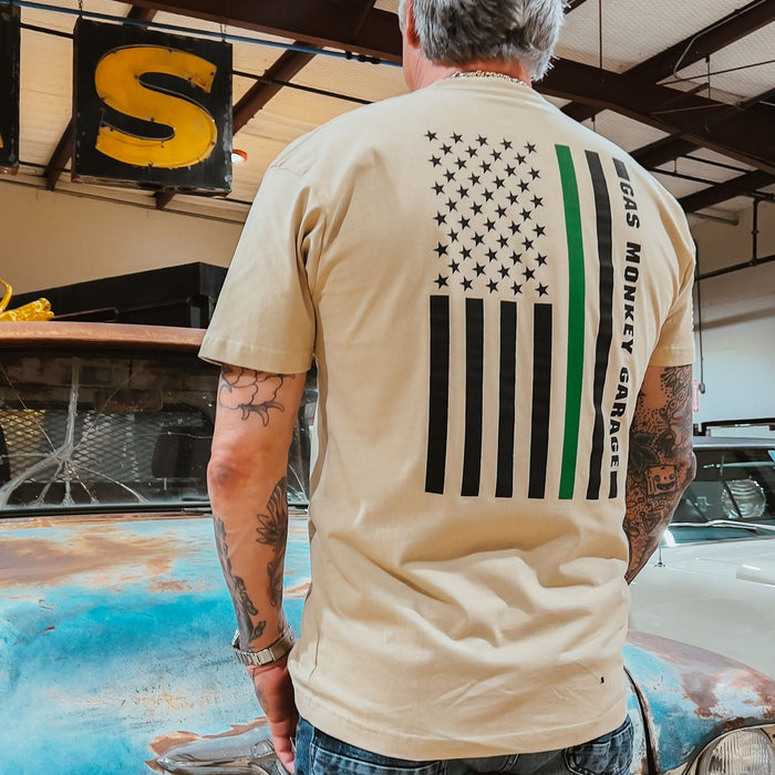 GMG Thin Green Line Tee
