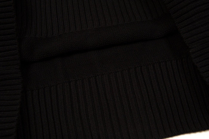 "HEART" - SWEATER BLACK (UNISEX)