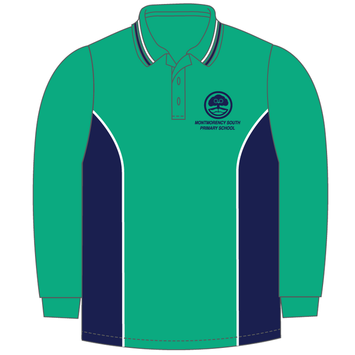 Long Sleeve Panel Polo