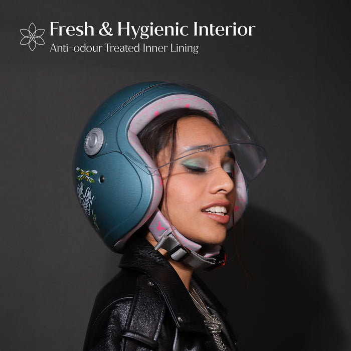 Tvarra Lotus frost blue Helmet