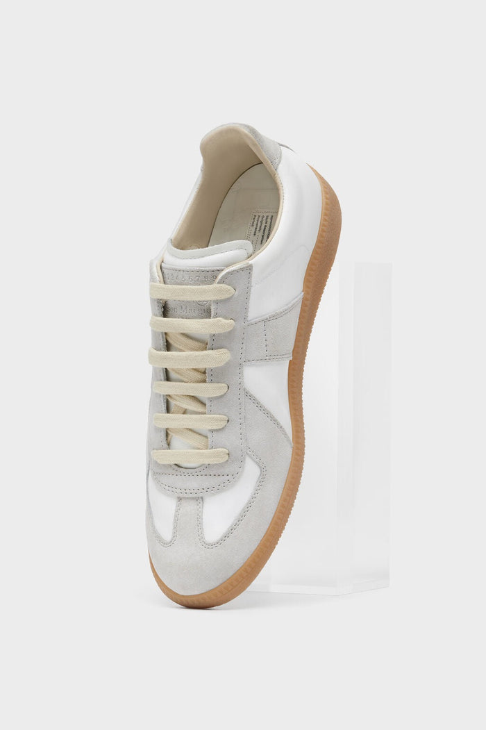 "Maison" Sneaker Weiß-Grau