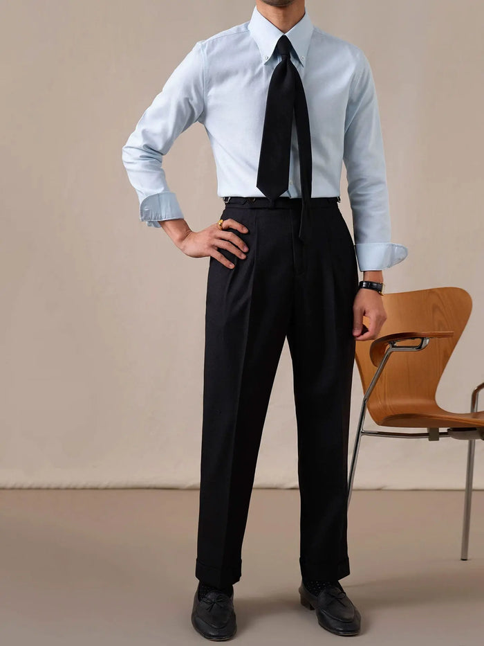 Men's Business Casual Windsor Collar Shirt - BRABION