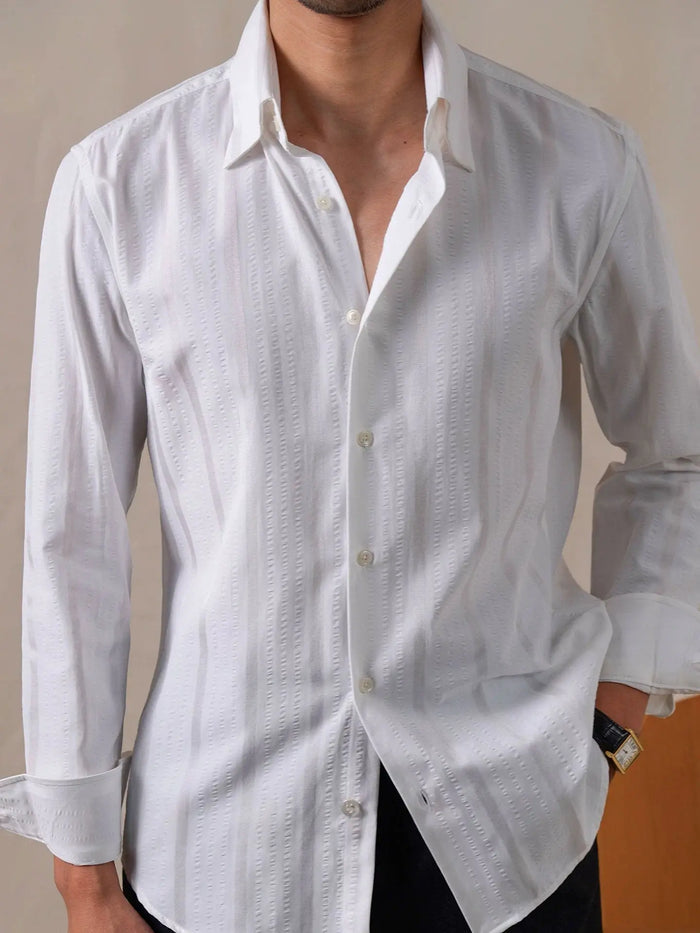 Men’s Seersucker Dress Shirt - BRABION
