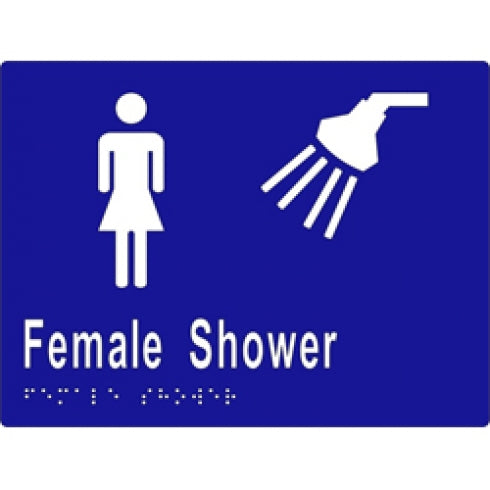 Metlam ML16292 Braille Sign Female Shower