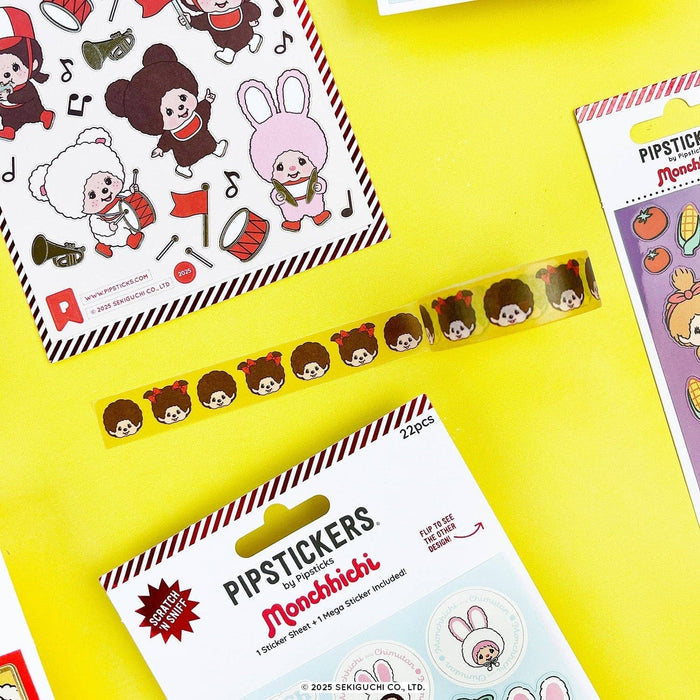 Monchhichi Girl & Boy Washi Tape