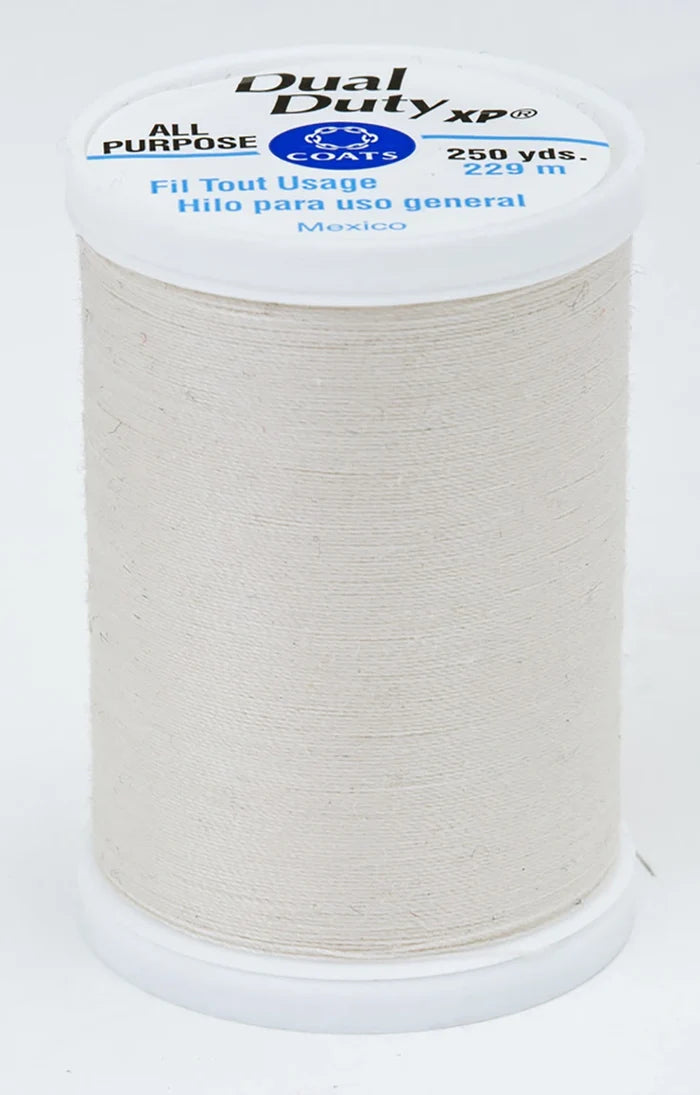 Natural- Dual Duty XP Polyester Thread 250yds