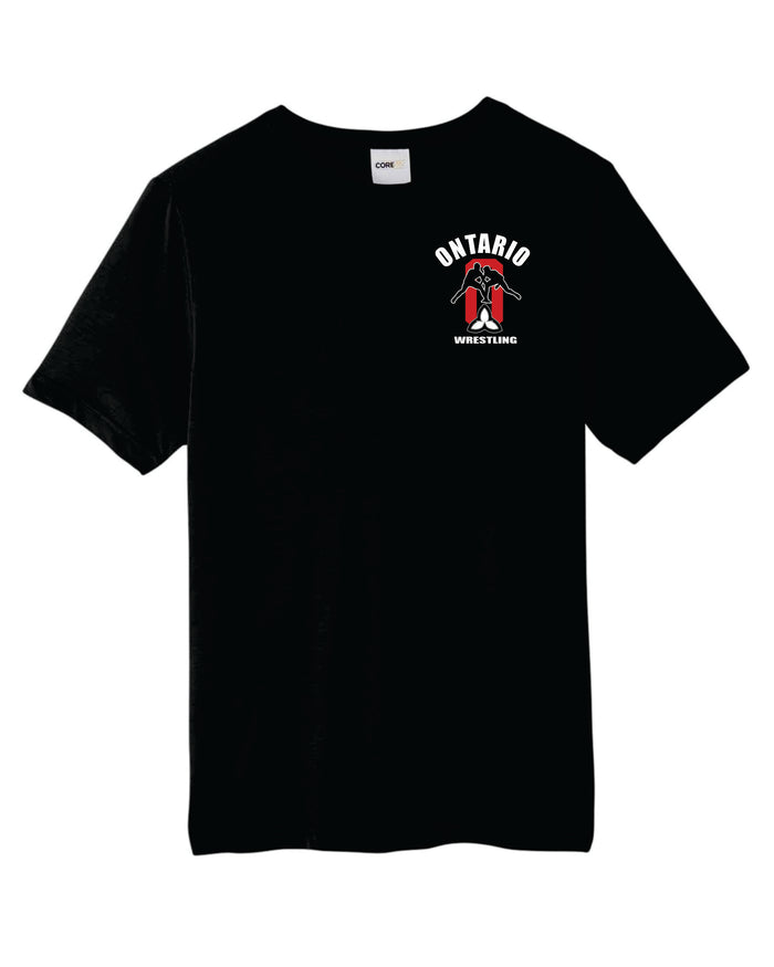 OAWA Performance Adult Tee Mens Black - Takedown Distribution