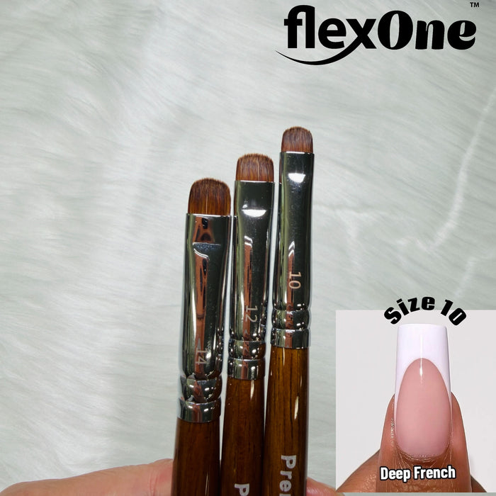 Premium Flexone French Brush - Kolinsky French brush - 1pcs
