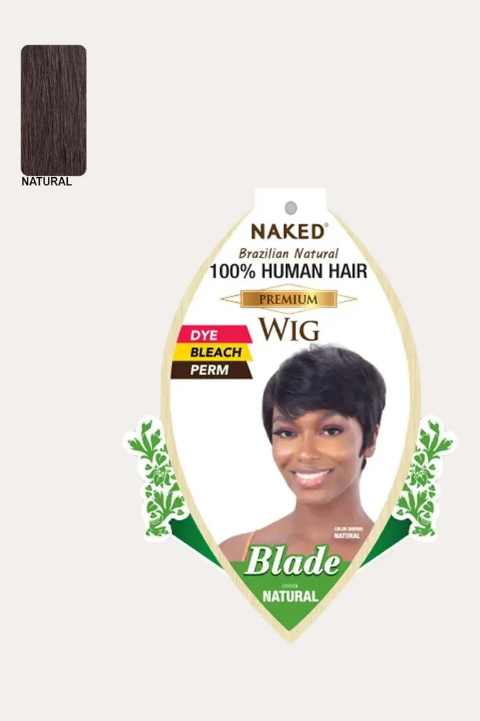 SHAKE N GO NAKED PREMIUM 100% HUMAN HAIR WIG - BLADE SHAKE N GO