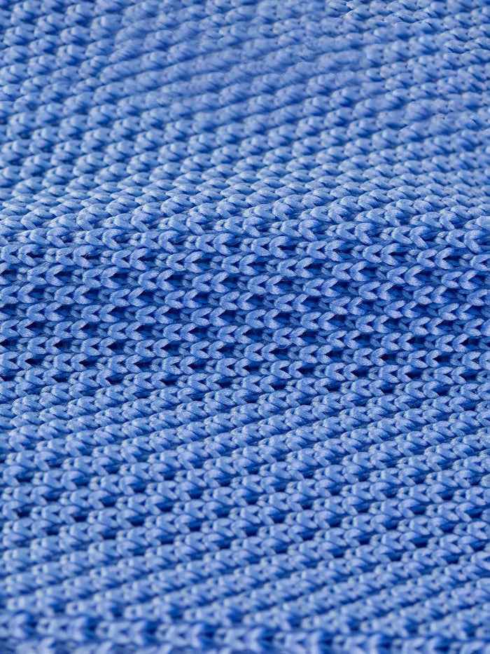 Sky-Blue Knitted Tie 6cm - BRABION