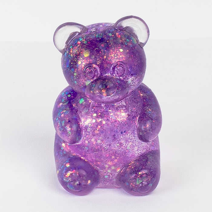 SQ22 - Glitter Gummy Bears Squishy Fidget Variety Box