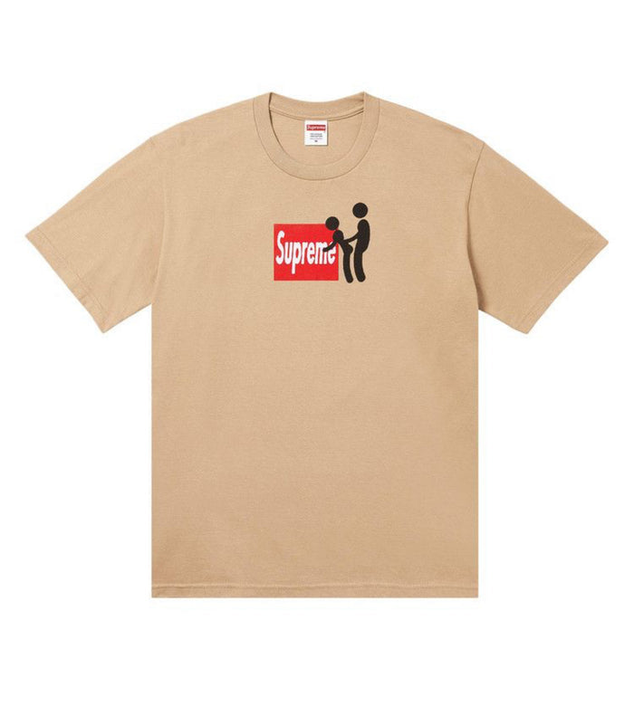 SUPREME KHAKI STICKER IT TEE (BRAND NEW)