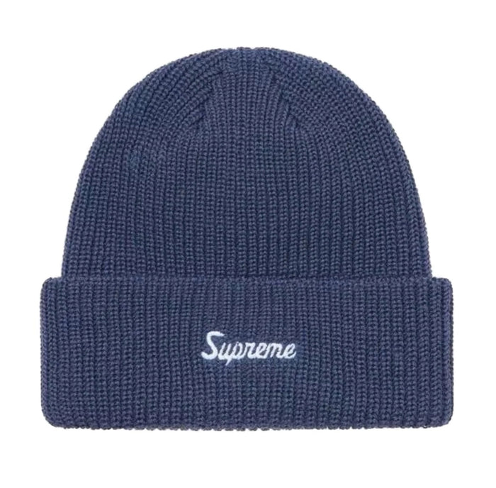 SUPREME LOOSE GAUGE NAVY BEANIE (BRAND NEW)