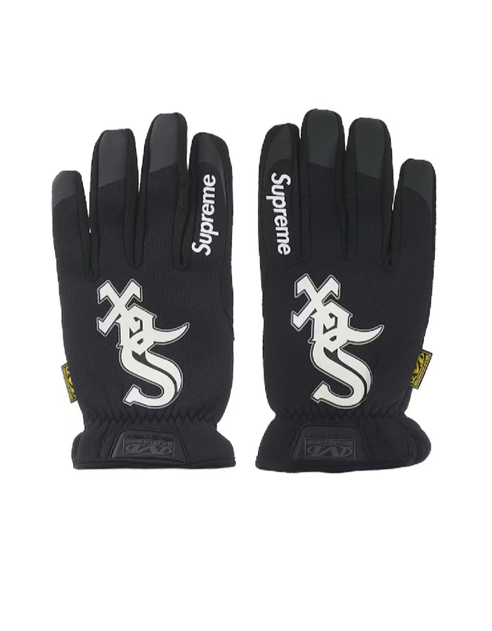 SUPREME MECHANIX FASTFIT WHITE SOCKS BLACK GLOVES (BRAND NEW)