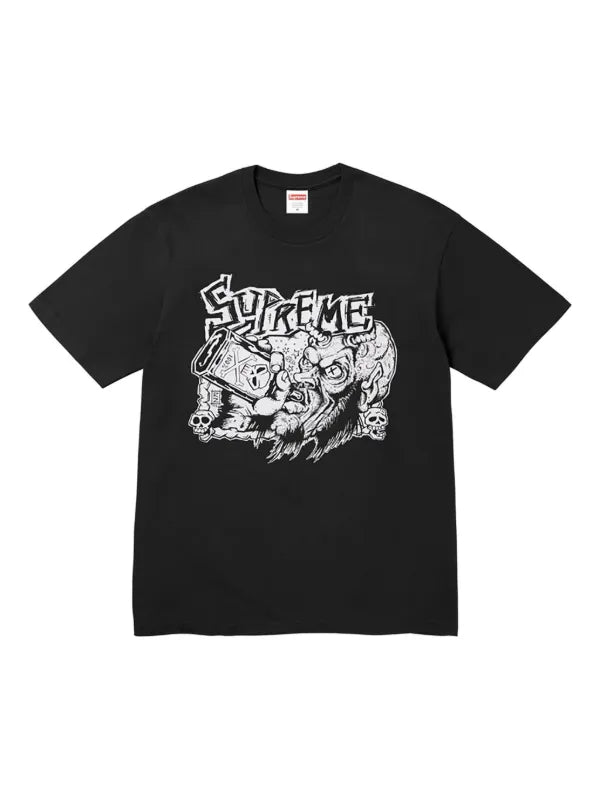 SUPREME ROB ZOMBIE BLACK WHITE TEE (BRAND NEW)