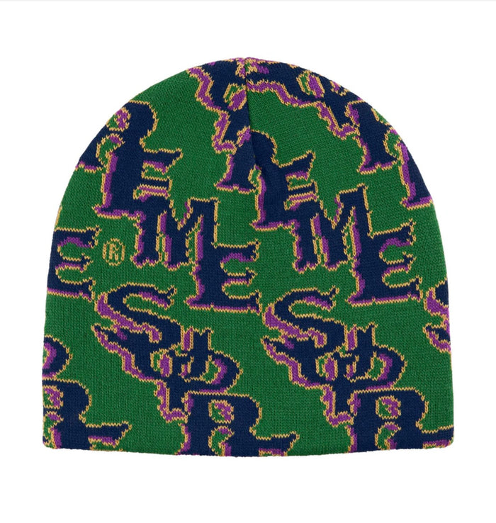SUPREME SLANTED GOTHIC OUTLINE BEANIE (BRAND NEW)