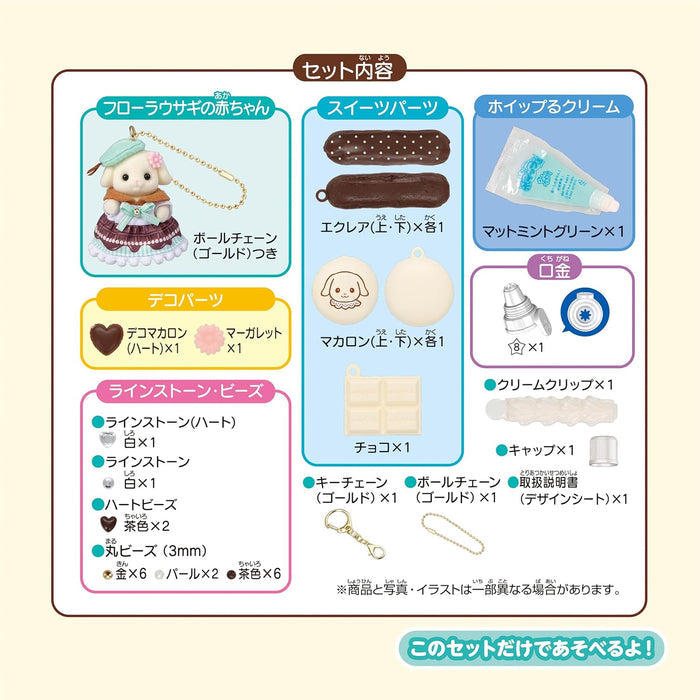 Contents of the Flora Rabbit Decoden Kit
