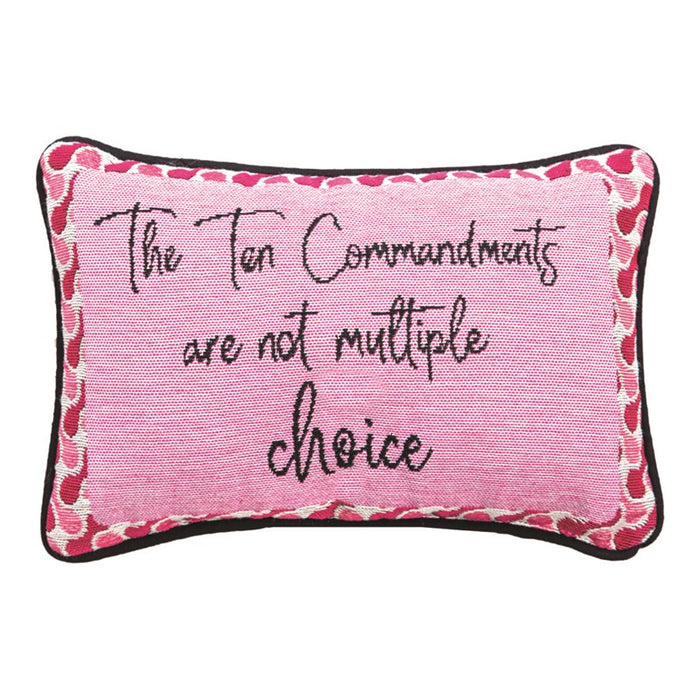 The Ten Commandments Word Pillow - Cardsmart & Gift